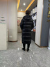 高梵黑金鵝絨服先鋒3.0六格羽絨服女中長(cháng)款冬季官方品牌情侶外套 先鋒亮面 【男女同款】 XXS 【155/鵝絨252g】 曬單實(shí)拍圖