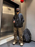 OEMG美式cleanfit棒球服外套男生春秋夏潮牌痞帥青少年飛行員夾克男 黑色 XL 【建議135-150斤】 曬單實拍圖