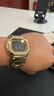 卡西歐（CASIO）手表男G-SHOCK小方銀金塊光能藍牙電波防水多功能電子日韓表禮物 玫瑰金GMW-B5000GD-4 曬單實拍圖