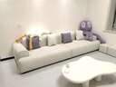 彌科優(yōu)（Mikeyou）科技布沙發(fā)法式風沙發(fā)家用客廳沙發(fā)小戶型沙發(fā)防貓抓軟包靠背沙發(fā) 2.2米大三位 貓爪布+海綿座包+乳膠 曬單實拍圖