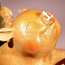 聚善緣飛天萌豬銅豬擺件招財(cái)客廳辦公室桌面創(chuàng)意裝飾禮品送朋友生日禮物 TZY彩銅旺財(cái)飛豬 高約12cm 曬單實(shí)拍圖