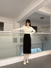 MARY JSTNI小白鞋子女2025新款厚底內(nèi)增高春夏女鞋薄款透氣百搭運動休閑板鞋 HK930楊冪同款 皮面單里 四季款 38 曬單實拍圖