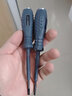 滬豪（HUHAO）電筆電工專(zhuān)用高亮彩光測電筆多功能測斷線(xiàn)高扭力螺絲刀驗電試電筆 彩光電筆螺絲刀【一字】2支 曬單實(shí)拍圖