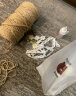 漫生活 麻绳粗4mm长约100m(配胶水+花边+扣子+花瓣)鲜花包装DIY猫抓板 实拍图