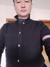羅蒙（ROMON）男士毛衣開(kāi)衫春秋季2025年新款韓版潮流時(shí)尚翻領(lǐng)針織外套男裝線衫 黑色 XL 180(適合150-165斤) 曬單實(shí)拍圖