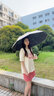 RAINLITE雨傘大號加固加厚結(jié)實抗風(fēng)男士全自動傘晴雨兩用女環(huán)扣折疊雙人傘 梧桐米 10骨 曬單實拍圖