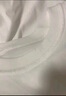 二本針~300g純棉重磅磨毛短袖t恤男女純色厚實(shí)不透寬松休閑五分袖 白色-【300g重磅】 XL建議170-190斤 曬單實(shí)拍圖