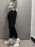 頭號青年牛仔褲男士春夏季工裝潮流加大碼男裝胖子休閑褲子男 黑色 6XL 曬單實(shí)拍圖