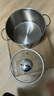 凌豐304不銹鋼湯鍋煲湯鍋 加厚家用大湯鍋 德國(guó)工藝 24-14cm 5升L（建議3到5人） 24cm 曬單實(shí)拍圖