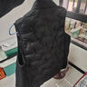 探拓（TECTOP）鴨絨羽絨服馬甲男輕薄保暖上衣 男款云墨黑 2XL 曬單實拍圖
