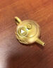 萌曼雙魚(yú)把把壺手把件金色可旋轉客廳臥式茶壺轉轉把玩件旋轉合金款 雙魚(yú)把把壺(轉轉)精編紅繩 曬單實(shí)拍圖