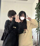 索菲堡 純棉2024秋冬oversize美式寬松hiphop外套情侶加絨衛(wèi)衣女ins潮流 黑色薄款 L 曬單實(shí)拍圖