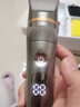 PUERBAN電動(dòng)理發(fā)器剃發(fā)器電推剪理發(fā)推子成人兒童理發(fā)剪嬰幼兒家用剃頭剪刀水洗美容造型貓狗寵物理發(fā)工具 升級款（全身水洗/智能顯示電量屏）灰色 曬單實(shí)拍圖