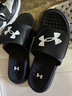 安德瑪（Under Armour）春夏Ignite Pro男子運動(dòng)休閑拖鞋3026023 黑色001 41 曬單實(shí)拍圖