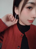 在野鋯石圈圈耳環(huán)女2025年新款潮冷淡風(fēng)耳釘輕奢高級感夸張大耳圈耳飾 輕奢鋯石大耳圈925銀針 曬單實(shí)拍圖