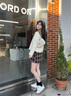 他她（TATA）艾米同款紅色德訓(xùn)鞋女鞋透氣復(fù)古運動鞋阿甘鞋SKV01AM5 灰/米白 37 曬單實拍圖