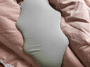 羅曼島乳膠腰枕床上靠背墊孕婦睡眠腰椎墊人體工學(xué)護腰間盤(pán)腰墊睡覺(jué)靠枕 【新款超薄蝶墊】配墨綠色外套 61*28*3.5cm 曬單實(shí)拍圖