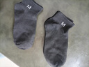 超媛男士襪子男短襪夏季純色休閑運動(dòng)字母M襪黑白灰系淺口船襪男 1雙【留言備注顏色】 1雙 曬單實(shí)拍圖