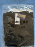 羅蒙（ROMON）彈力竹節(jié)網(wǎng)眼冰絲短袖T恤男半袖男打底衫夏季新款薄款圓領(lǐng)男T恤衫 黑色【冰絲高品質(zhì)單件裝】 3XL 【建議170-190斤】 曬單實(shí)拍圖