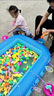 智扣（ZHIKOU）兒童擺攤釣魚(yú)池套裝廣場(chǎng)夜市寶寶磁性釣魚(yú)玩具充氣撈魚(yú)生日禮物 140藍白款【超值套裝】 曬單實(shí)拍圖
