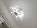 長(cháng)城風(fēng)扇燈臥室餐廳飯廳吸頂吊扇燈隱形電扇燈搖頭風(fēng)扇一體中山燈具 吊扇款A-42寸-遙控+語(yǔ)音+智能APP 曬單實(shí)拍圖