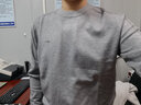 七匹狼毛衣男冬裝簡約毛衫時尚保暖針織衫休閑百搭打底衫內(nèi)搭男裝上衣服飾 中灰 170/88A/L 曬單實拍圖