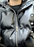 花花公子（PLAYBOY）東北PU皮面包服冬男裝外套2025港風(fēng)寬松短款羽絨服情侶男學(xué)生加厚 黑色 2XL 曬單實(shí)拍圖