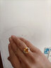 夢(mèng)逸戒指女水晶戒指S925銀時(shí)尚個(gè)性黃寶石開(kāi)口指環(huán)簡(jiǎn)約七夕情人節禮物 戒指 白銀色（活口） 曬單實(shí)拍圖