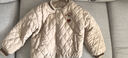 贏一貝（Yingyibei）寶寶棉襖童裝嬰兒棉服加絨冬裝女童衣服加厚秋冬棉衣兒童外套冬季 卡其色 100 曬單實(shí)拍圖