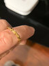 菜百首飾 黃金戒指 足金轉運竹節活圈 戒指 計價(jià) HJ 足金 約2.81g 曬單實(shí)拍圖