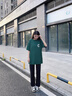 COVERNAT短袖t恤男女同款 經(jīng)典C字母夏季男裝 休閑寬松透氣涼感短袖半袖 英國綠 L (175) 曬單實(shí)拍圖