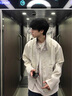 CEENIU哈靈頓夾克G9美式短款立領(lǐng)飛邊男設(shè)計(jì)感cleanfit高級感外套潮牌 卡其灰-經(jīng)典純色【穿搭有版型】 S 曬單實(shí)拍圖