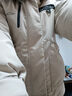 鴨鴨（YAYA）王一博同款城市輕戶(hù)外羽絨服女2024冬季新款工裝情侶防寒厚外套DY 卡其色 L 175 曬單實(shí)拍圖