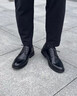 回力皮鞋男士新款商務(wù)黑色正裝鞋耐磨休閑男鞋黑色增高工作鞋子男 曬單實(shí)拍圖