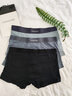 Clarkarida卡恩男士?jì)妊澞心鸂柛叨吮z抑菌透氣無(wú)痕大碼寬松四角平角褲衩  黑+深灰+灰藍+氫灰藍【莫代爾】 2XL(130-150斤) 曬單實(shí)拍圖