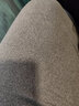玉格格吉祥（YGGJX）特大碼秋褲男士新款胖子彈力休閑加肥加大號寬松保暖內衣長(cháng)褲男 灰色 7XL建議230-255斤 曬單實(shí)拍圖