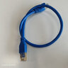 力特（Z-TEK）六類網線 CAT6類千兆網線高速連接線工程家用電腦筆記本路由器監(jiān)控游戲電競八芯雙絞線成品跳線 六類非屏蔽【藍色】 0.5米 曬單實拍圖