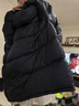 E·LAND KIDS衣戀冬季新品男女童松緊連帽多袋休閑羽絨服 Navy藏青色/59 130 cm 曬單實拍圖