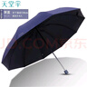 天堂傘三人晴雨傘防曬傘三人超大傘折疊傘加大加固加厚商務(wù)傘特大號雨傘 三人加大黑膠212-深邃藍(lán) 曬單實拍圖