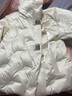 MO&Co.羽絨服設計感羽絨服機能風(fēng)金屬搭扣寬松高領(lǐng)輕暖摩安珂 奶白色-第2批 S 曬單實(shí)拍圖