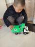 宝乐星儿童玩具男孩可开车门声光环卫车合金工程车玩具3-6岁生日礼物 实拍图
