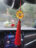 禧卡森  汽車(chē)掛件古法琉璃招財貔貅車(chē)內掛飾平安高檔汽車(chē)后視鏡掛件吊飾 招財貔貅平安扣-咖啡色菠若穗 曬單實(shí)拍圖