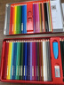 輝柏嘉（Faber-castell）油性彩色鉛筆 繪畫套裝 48色紅鐵盒+50孔筆簾 115848美術(shù)寫生 曬單實(shí)拍圖