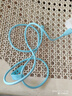 飛利浦（PHILIPS）數(shù)據(jù)線充電線傳輸線充傳二合一適用安卓蘋果平板筆記本親膚材質(zhì)PD100W 6A 1米A-C  1629藍色 曬單實拍圖