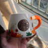 星巴克杯子狐貍杯陶瓷杯馬克杯水杯咖啡杯禮盒裝新年禮物 狐貍杯加杯蓋 送手提袋 曬單實(shí)拍圖
