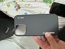 藍(lán)猩先生適用蘋(píng)果16promax手機(jī)殼 iPhone16promax雙色液態(tài)硅膠磁吸殼防摔抗指紋親膚超薄保護(hù)殼 黑 曬單實(shí)拍圖