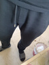 雅鹿褲子男春秋季男裝潮流男褲寬松運動(dòng)束腳休閑褲晨跑運動(dòng)透氣長(cháng)褲 黑色束腳【春秋款】 5XL 曬單實(shí)拍圖