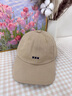 CHALL KITTY棒球帽女士韓版軟頂鴨舌帽子遮陽(yáng)帽休閑帽高端品牌大頭圍2026新款 卡其色-高端品牌禮盒裝高級感 曬單實(shí)拍圖