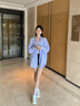 斯凱奇（Skechers）云嶼丨女子登山鞋2025春夏新款女子厚底老爹鞋戶外徒步旅游鞋女鞋 乳白色/綠色/OWGN 37 曬單實拍圖