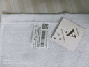 金號純棉家用成人白色洗臉小毛巾全棉四方正方形方巾掛式擦手巾柔軟吸水搽手帕 白色 曬單實(shí)拍圖